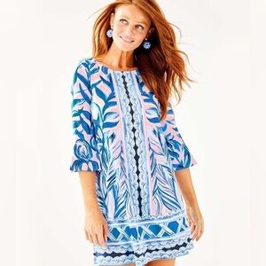 Lilly Pulitzer pink tropics ophelia dress